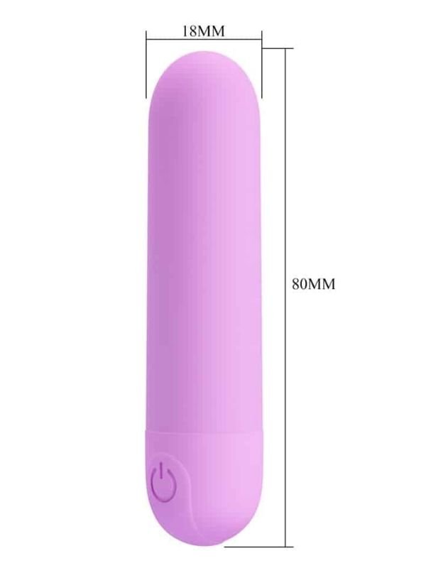 Pretty Love Stefan Mini Massager Bullet Vibratör Mor 2