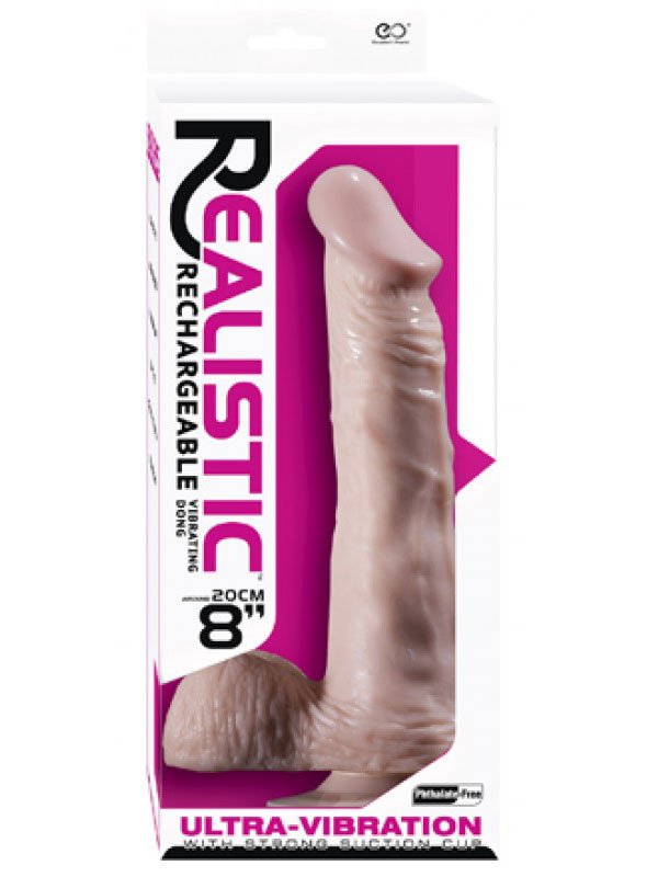 Realistic Şarjlı Gerçekçi Vibratör - Model 1 2