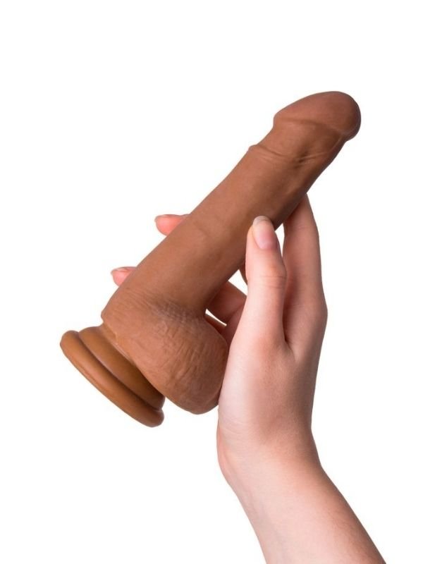 RealStick Elite Mulatto Gerçekçi Vibratör 13 cm 2