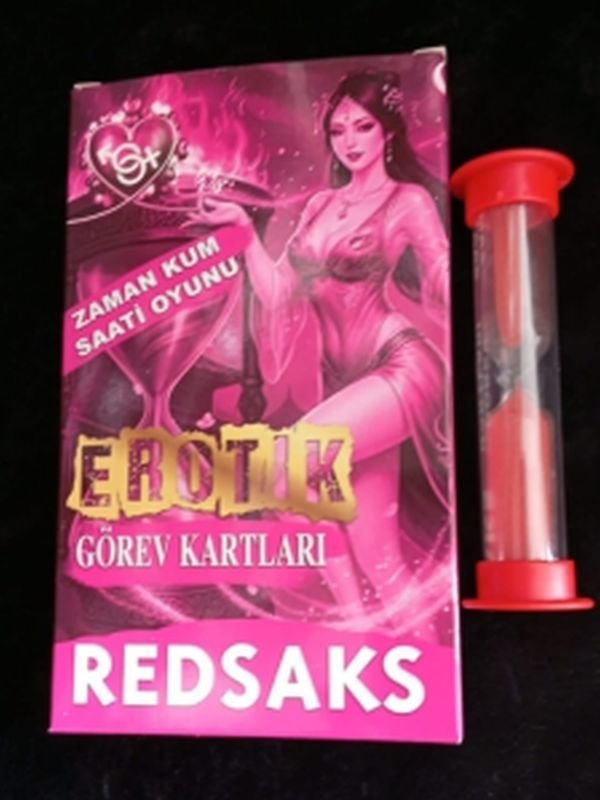 RedSaks Zaman Kum Saati Çiftler Oyunu – 1 Dakikalık Tutku ve Eğlence Görev Kartlarıyla Romantik Oyun Seti 4
