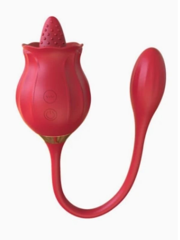 Rose 2'si 1 Arada Dilli Gül Vibratör 1