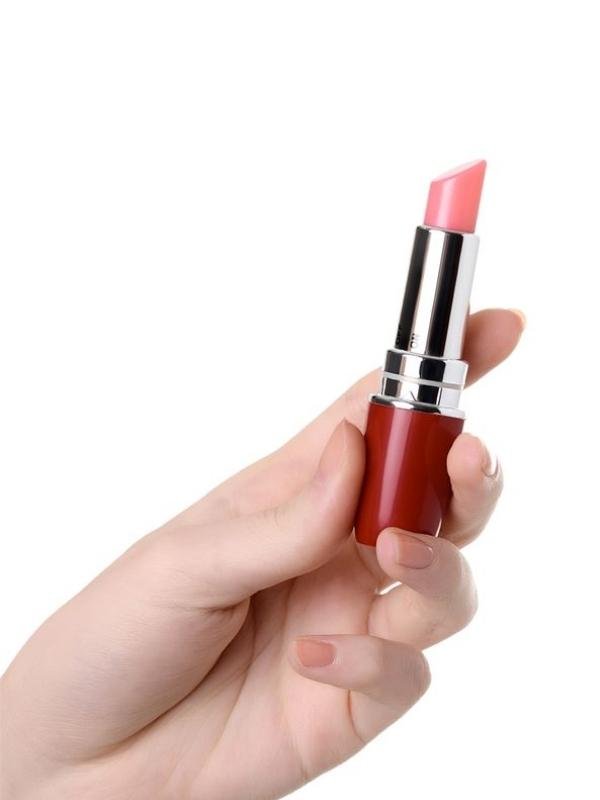 Ruj Mini Vibratör Kırmızı 9 cm 4