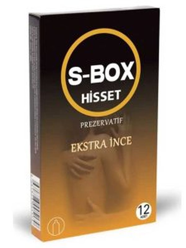 S-Box Ekstra İnce Prezervatif 12'li 1