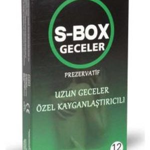 S-Box Özel Kayganlaştırıcılı Prezervatif 12'li