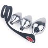 S-Hande Metal Anal Plug Seti ve Penis Halkası 6