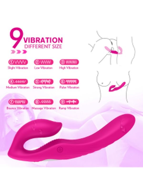 S-Hande Nami 9x9 Modlu Titreşim ve Kablosuz Uzaktan Kumandalı Silikon Vibratör 5