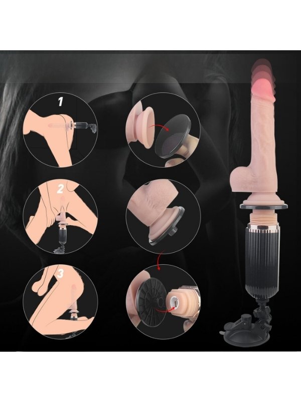 S-Hande Vantuzlu Sabitlenebilir Yeni Nesil Seks Makinası 5