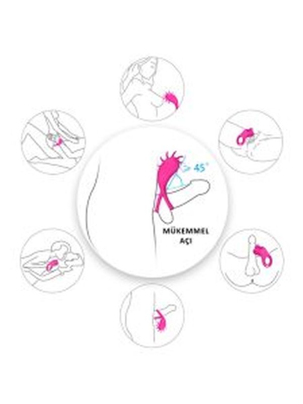 S-Hande Wind Dönen Sihirli Dil Titreşim Halkası 4