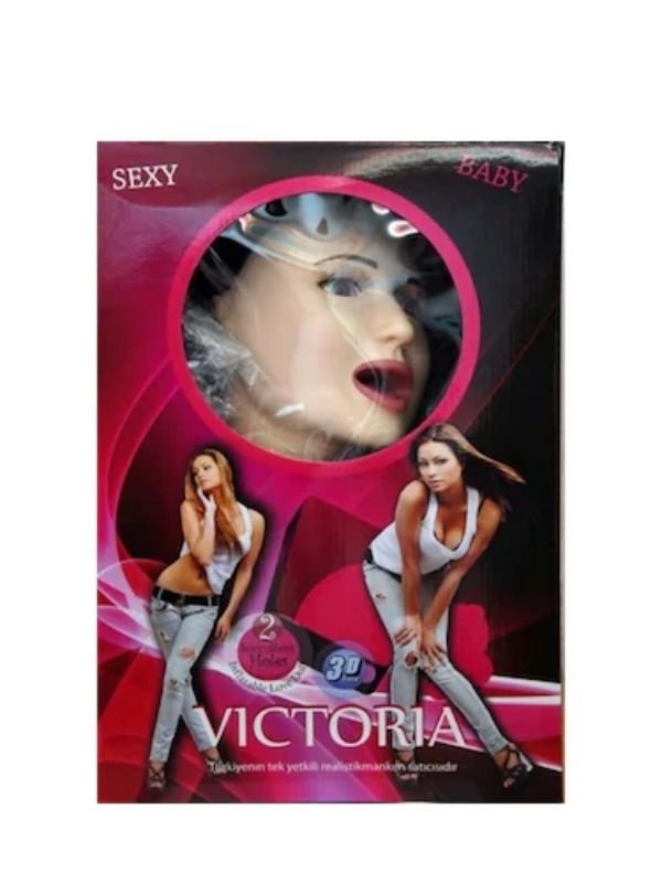 Sarışın Victoria Büyük Boy Titreşimli Sesli Realistik Şişme Kadın 1