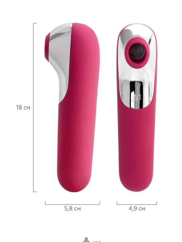 Satisfyer Dual Love Pink Telefon Kontrollü Klitoral Uyarıcı Vibratör 5