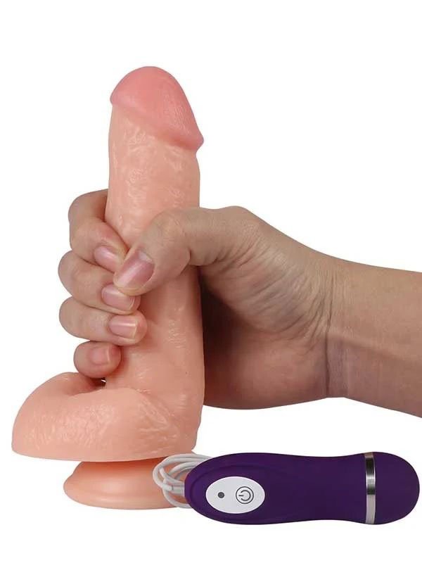 Shequ Kassadin Titreşimli Gerçekçi Realistik Penis 17.5 cm 2