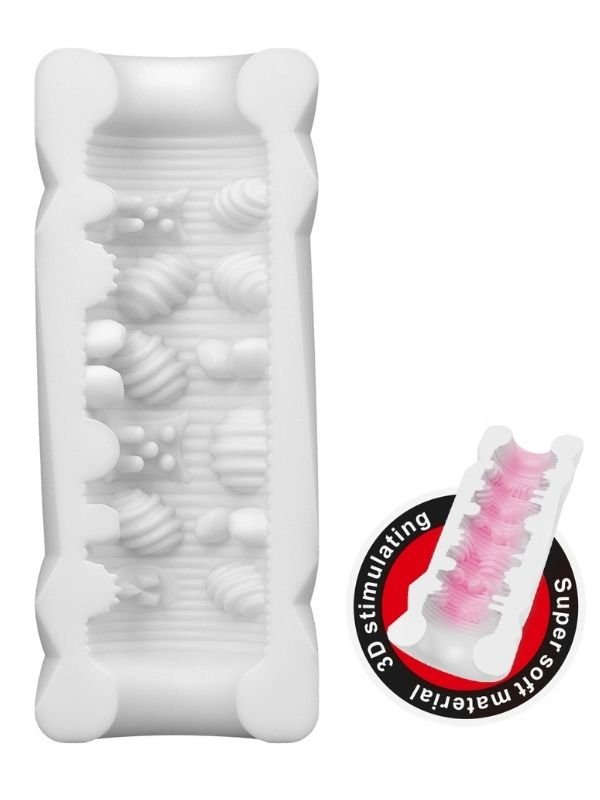 Super Soft Material 3d Stimulating Kiko Kola Kutusu Şeklinde Mastürbatör 3