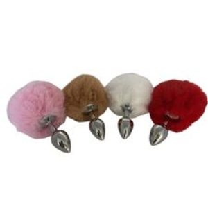 Tavşan kuyruklu Renkli Anal Plug