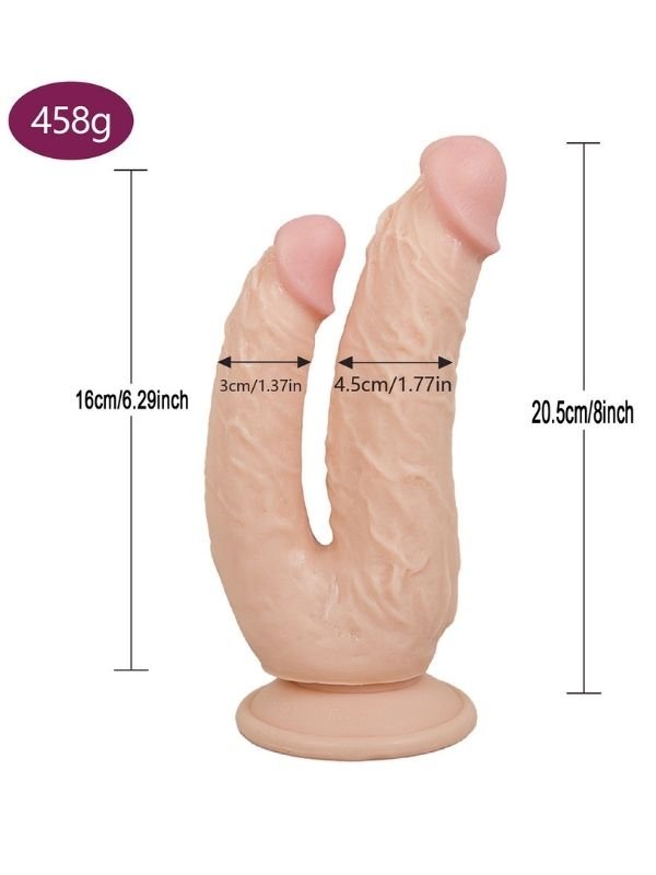 censan-ten-rengi-205-cm-cift-tarafli-dildo-model-no1075-1028105-4 Ten Rengi 20,5 cm Çift Taraflı Dildo Model No:1075 4