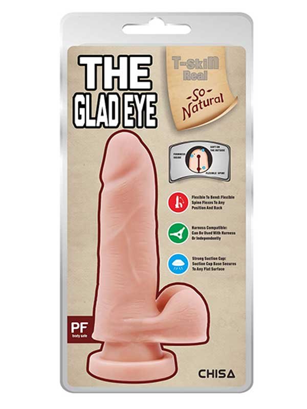 The Glad Eye Kıkırdaklı Gerçekçi Dildo - 15cm Ten 2