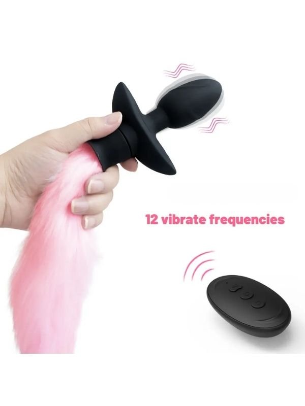 Titreşimli Anal Kuyruk Pembe 2