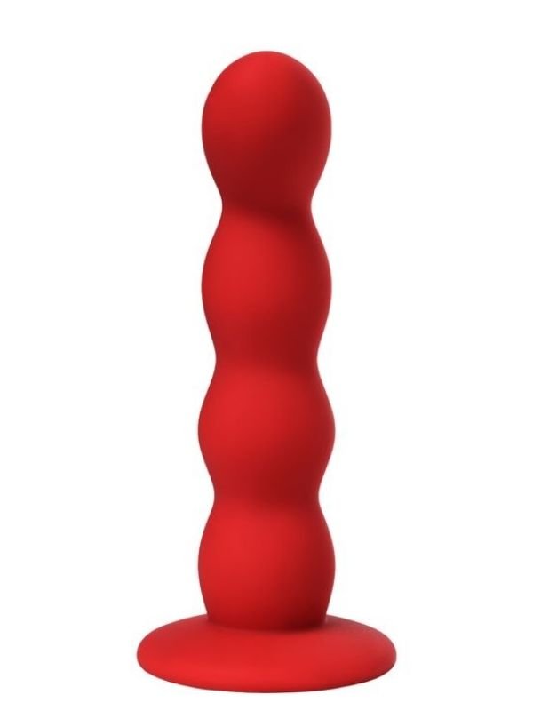 ToDo Favorite Anal Plug Silikon Kırmızı 13 cm 2,8 cm 1