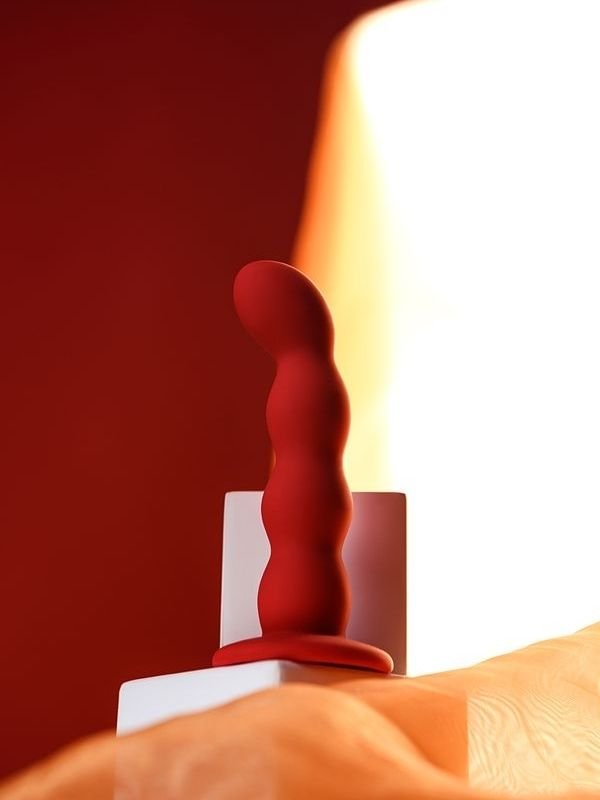 ToDo Favorite Anal Plug Silikon Kırmızı 13 cm 2,8 cm 5