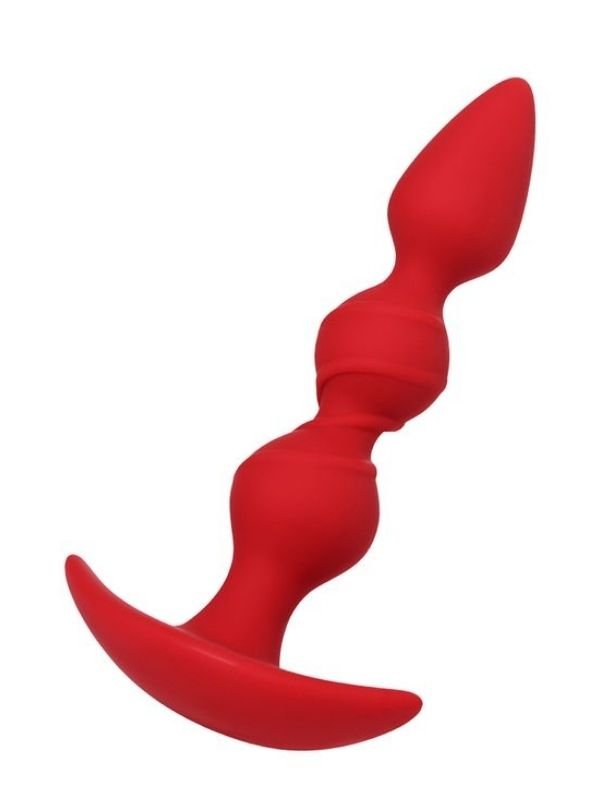 Trio Anal Plug Kırmızı 16 cm 1