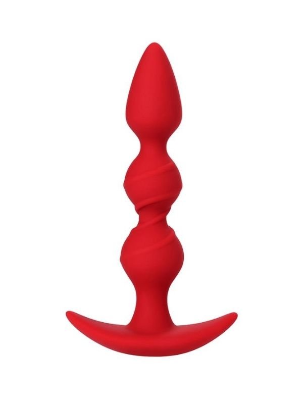 Trio Anal Plug Kırmızı 16 cm 2