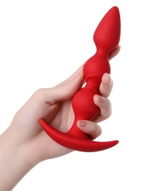 Trio Anal Plug Kırmızı 16 cm 4