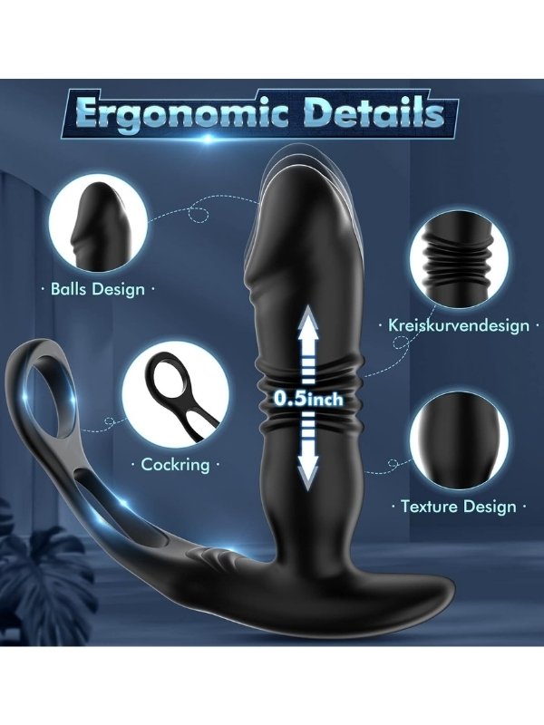 Uzaktan Kumandalı Otomatik Anal Plug – Çift Halkalı Model 5