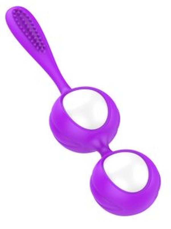 Vajina Yapılandırıcı Kegel Egzersiz Topları - Mor 1