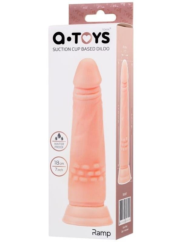 Vantuzlu Realistik Dildo TPE Ten 18 cm 4