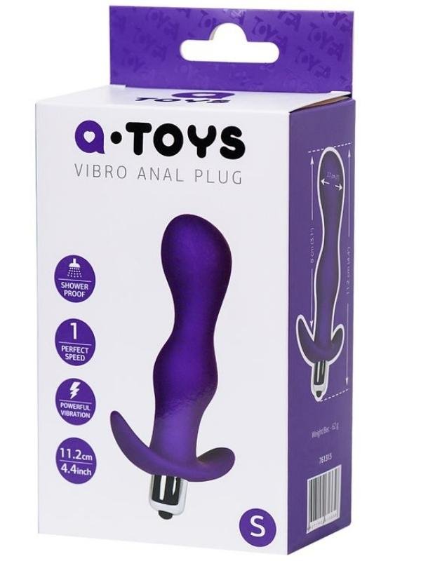Vibro Anal Plug Mor 11,2 cm 3