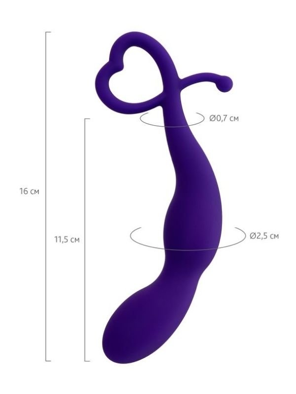 Wlap Anal Plug mor 16 cm 2