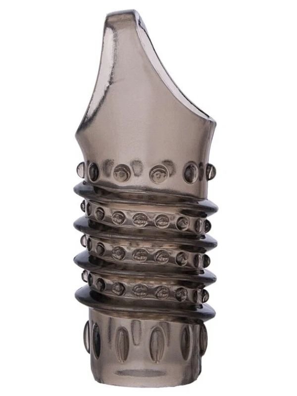 XLover Penis Extender Kılıfı TPE Siyah Şeffaf 7.5 cm 2