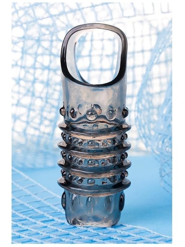 XLover Penis Extender Kılıfı TPE Siyah Şeffaf 7.5 cm 3