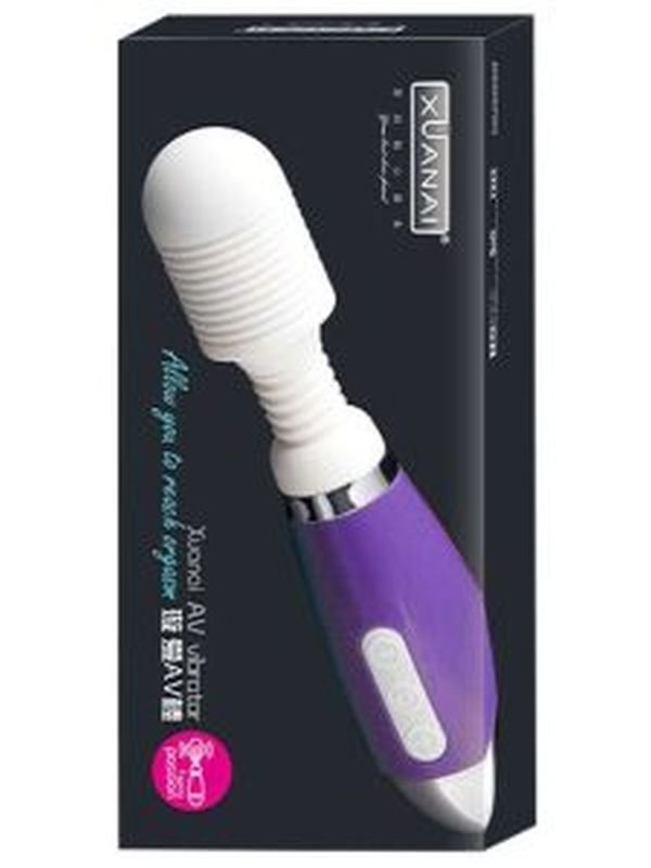 Xuanai Şarjlı Wand Masaj Aleti Vibratör - Mor 2