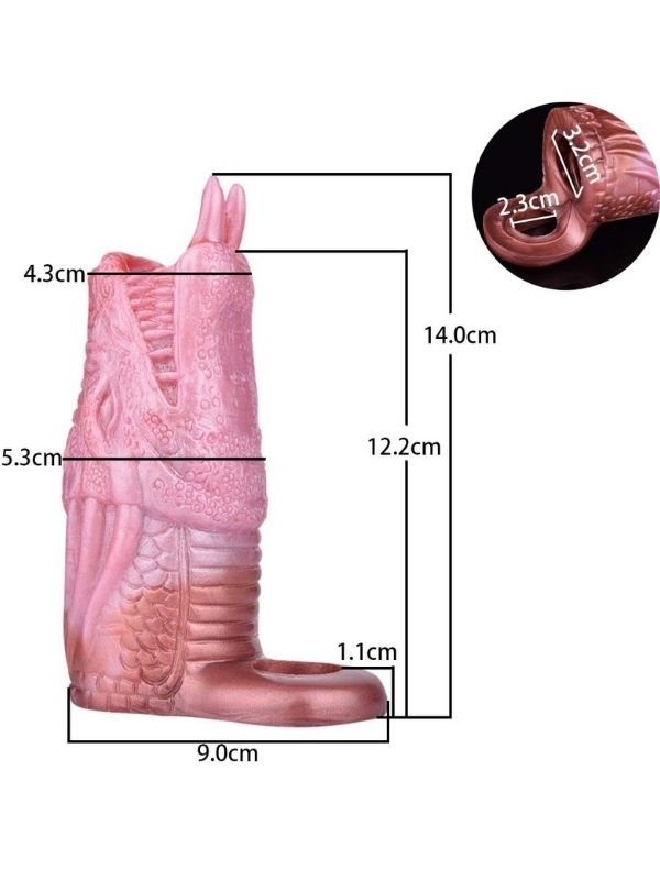Yaratık Şeklinde Penis Kılıfı Model no: YC-2223 2