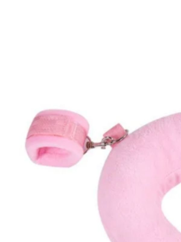 Yastıklı El Ayak Bağlama Seti Pembe 2