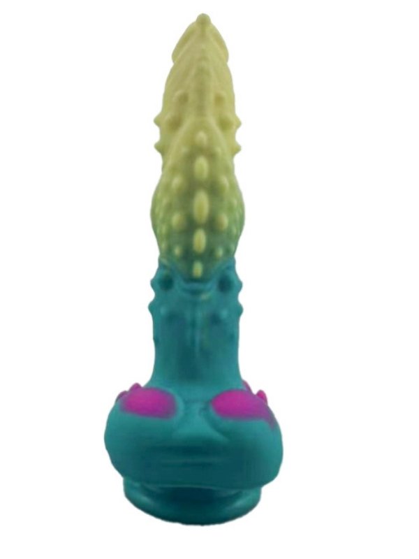 Yeşil Mavi Canavar Dildo Model 2 2
