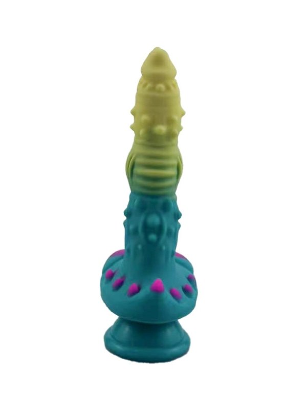 Yeşil Mavi Canavar Dildo Model 2 3