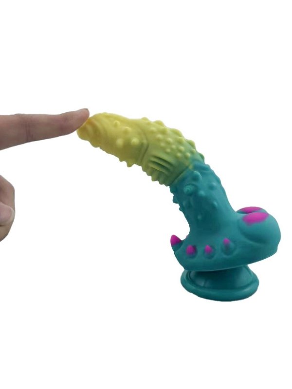 Yeşil Mavi Canavar Dildo Model 2 4