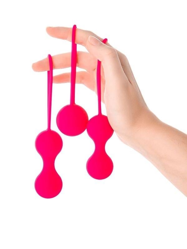 a-Toys Redvil Kegel Vajinal Top Seti Pembe 16,5 cm 3