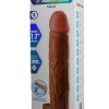 Pretty Love Gerd Gerçek Hissiyatlı Uzatıcı Penis Kılıfı Brown 6