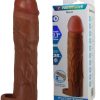 Pretty Love Gerd Gerçek Hissiyatlı Uzatıcı Penis Kılıfı Brown 7