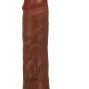 Pretty Love Gerd Gerçek Hissiyatlı Uzatıcı Penis Kılıfı Brown 9