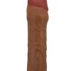 Pretty Love Hani Gerçek Hissiyatlı Uzatıcı Penis Kılıfı Brown 7