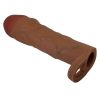 Pretty Love Hani Gerçek Hissiyatlı Uzatıcı Penis Kılıfı Brown 10