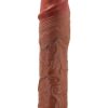 Pretty Love Stevenson Gerçek Hissiyatlı Uzatıcı Penis Kılıfı Brown 8