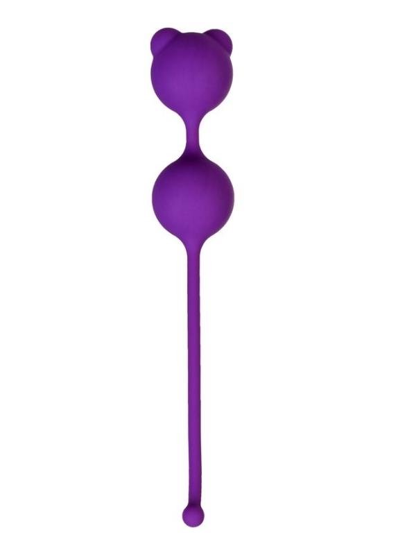 4 cm Meeko Vajinal Kegel Egzersiz Topları Mor 16,4 cm 2