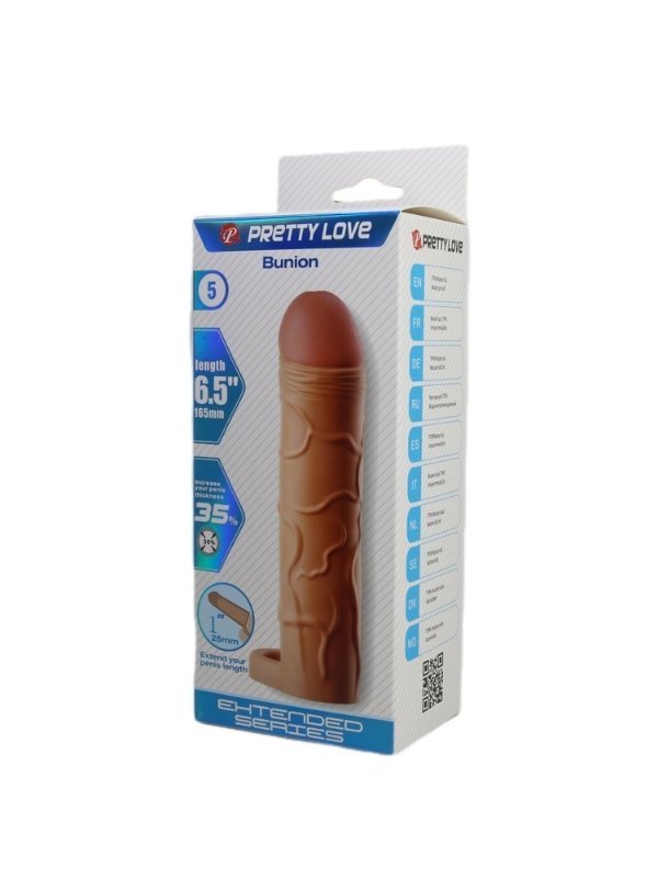 Pretty Love Bunion Gerçek Hissiyatlı Uzatıcı Penis Kılıfı 5