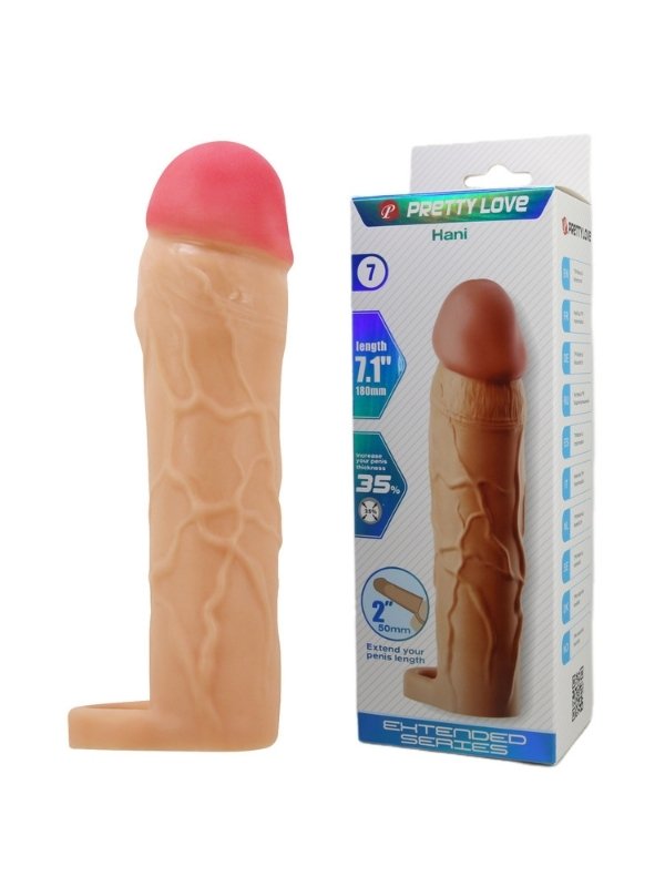 Pretty Love Hani Gerçek Hissiyatlı Uzatıcı Penis Kılıfı 4