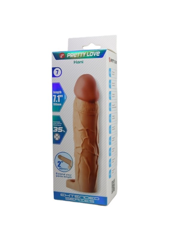Pretty Love Hani Gerçek Hissiyatlı Uzatıcı Penis Kılıfı 5