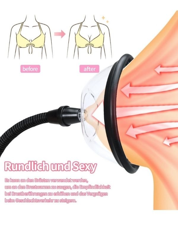 Pussy Pump Premium Fun Çift Başlıklı Vajina & Gööğüs Pompası 4